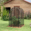 Outsunny Fruit Cage, Plant Protection Tent, Black