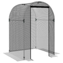 Outsunny Fruit Cage, Plant Protection Tent, Black