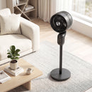 HOMCOM 20 DB Standing Fan For Bedroom, Pedestal Fan With Oscillating