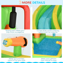 Outsunny Bouncy Castle with Paddling Pool