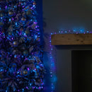50m 2000 LED TreeBrights Christmas String Lights with Timer in Rainbow on Clear Cable