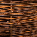 1.16m x 61cm Single Garden Patio Willow Wheelie Bin Screen Hideaway