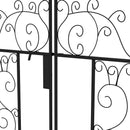 Outsunny Metal Garden Arch with Double Gate, Garden Arbor Climbing Plants