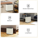 8L Hanging Kitchen Bin, Rubbish Bin W/ Stay-Open Lid For Under Sink