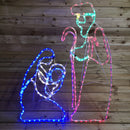 1m Premier Nativity Scene Multicoloured LED Rope Light Silhouette Outdoor Christmas Decoration