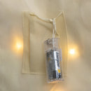 1.2m Battery Operated Light Up Hanging Christmas Snowman Fabric Banner With LEDs