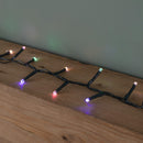 15.5m 600 LED Colour Changing Christmas String Lights in White to Multi-Colour