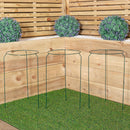 Tom Chambers Urban Metal Herbaceous Garden Plant Support Ring Medium 30cm x 50cm