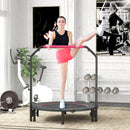 HOMCOM 40" Foldable Mini Fitness Trampoline W/ Foam Handle 122 CM