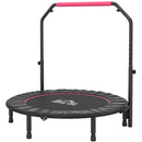 HOMCOM 40" Foldable Mini Fitness Trampoline W/ Foam Handle 122 CM