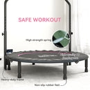 HOMCOM 40" Foldable Mini Fitness Trampoline W/ Foam Handle 122 CM