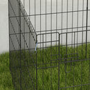 PawHut 8 Panel DIY Dog Pen With Door For Indoor/Outdoor Use, 76cm High
