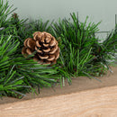 90cm Deluxe Princess Green Christmas Garland Swag With Pinecones