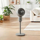 HOMCOM 9" Pedestal Cooling Fan With Adjustable Speed, Grey