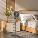 HOMCOM 9" Pedestal Cooling Fan With Adjustable Speed, Grey