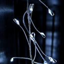 5.5m 880 LED Indoor Outdoor Christmas Door Lights in Cool White