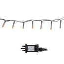 18.7m 750 LED TreeBrights Christmas String Lights with Timer in Vintage Gold on Clear Cable