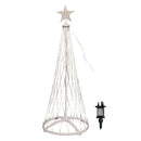 1.8m Light up Christmas Cone Tree with 220 Warm White LEDs and Timer Function