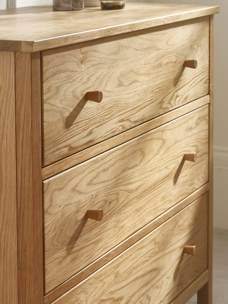 Coxmoor 3 Drawer Chest - Oak