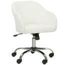 HOMCOM Vanity Chair for Desk, with Height Adjustable, Wheels
