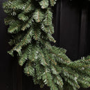 60cm Plain Green Christmas Wreath with 160 Bullet Tips
