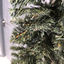 2.4m (8ft) Tall Single Door Indoor Christmas Tree Arch in Green