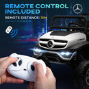 HOMCOM 12V Licensed Mercedes-Benz Unimog, Kids Electric Ride On Car - White