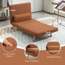 HOMCOM Single Folding 5 Position Convertible Sleeper Chair Bed