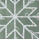 34cm Battery Operated Light up Christmas Snowflake with 50 Warm White LEDs