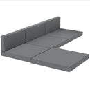 Outsunny 7-Piece Patio Furniture Cushions Water-Repellent 60x60cm, Dark Grey
