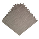 Samuel Alexander Grey EVA Foam Floor Mats 60x60cm Interlocking Gym & Play Mats, Non-Slip, Water Resistant