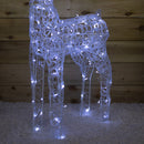 1.15m Light up Soft Acrylic Christmas Reindeer with 160 White LEDs