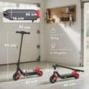 AIYAPLAY Electric Scooter For Kids With LCD Display, Up To 15 KM/H, Red