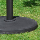 11kg Black Heavy Duty Round Garden Patio Parasol Umbrella Base