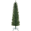 HOMCOM Artificial Pencil Christmas Tree With  Branches, Green