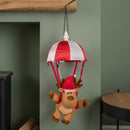 45cm Battery Operated Musical Parachuting Reindeer with Leg Kicking Motion