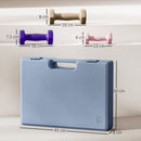 SPORTNOW 12kg Hex Dumbbells Set with Carry Case