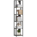 HOMCOM 5-Tier Bookshelf, Freestanding Display Storage Unit
