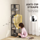 HOMCOM 5-Tier Bookshelf, Freestanding Display Storage Unit