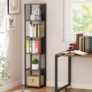 HOMCOM 5-Tier Bookshelf, Freestanding Display Storage Unit