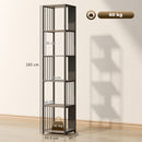 HOMCOM 5-Tier Bookshelf, Freestanding Display Storage Unit
