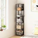 HOMCOM 5-Tier Bookshelf, Freestanding Display Storage Unit