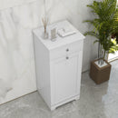 HOMCOM Bathroom Cabinet With Folding Laundry Hamper And Drawer, White