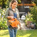 Outsunny Cordless Spreader, 3.3L Handheld Seed Spreader