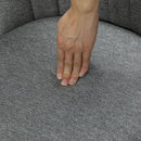 HOMCOM Set of 2 Dining Chairs with Shell Backrest and Padded Seat