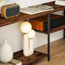 HOMCOM TV Unit For TVs Up To, Industrial TV Stand With Shelves