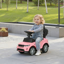 AIYAPLAY Land Rover Licensed Baby Push Car, 2-in-1 Ride On Car, Pink
