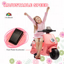 AIYAPLAY 6V Kids Electric Motorbike With Headlight And Music - Black/Green/Pink