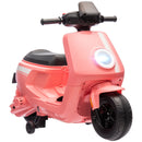 AIYAPLAY 6V Kids Electric Motorbike With Headlight And Music - Black/Green/Pink