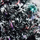 Christmas Time 4ft 120cm Green/White Artificial Christmas Tree W/ Prelit LED Lights-Multicolor